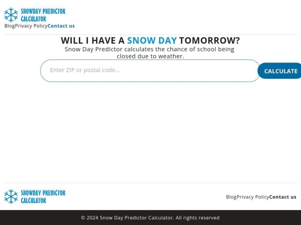 snowdaypredictorcalculator.com